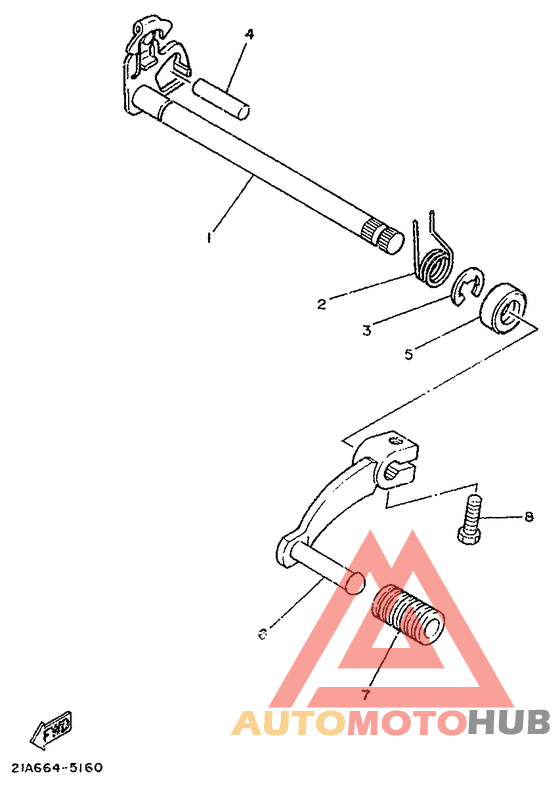 Вал переключения