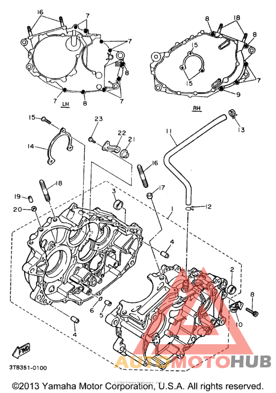 Картер двигателя