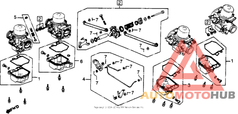 Carb. component parts 2
