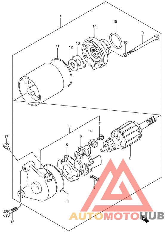 Стартерный мотор