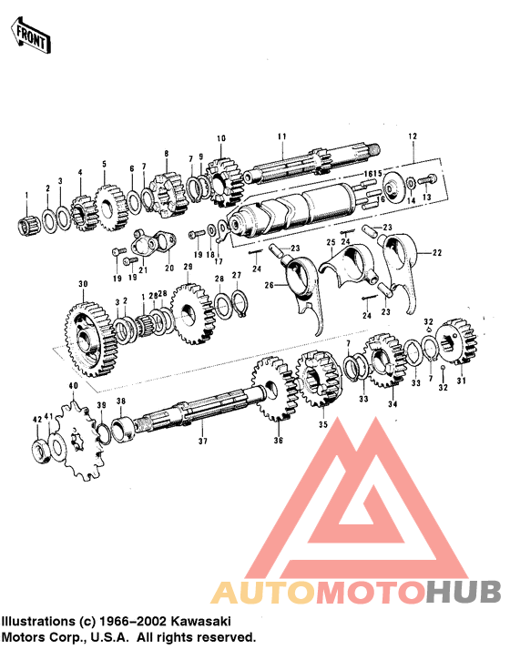 Transmission/change drum