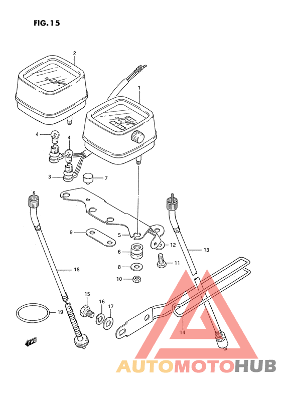 Спидометр-тахометр
