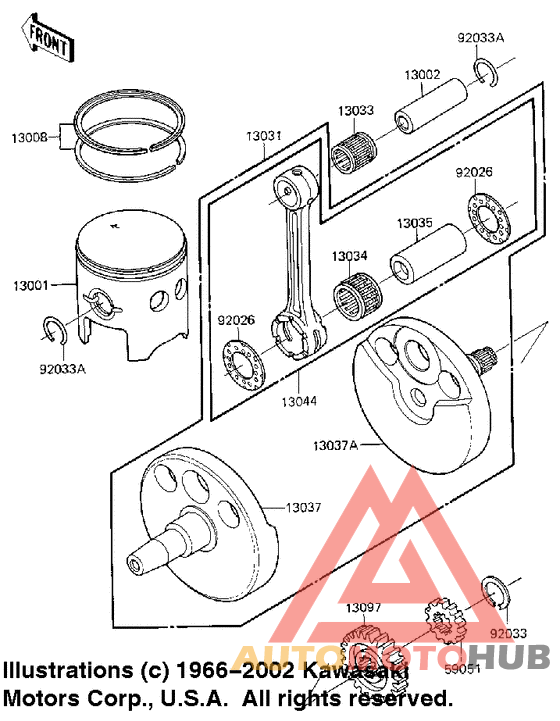Crankshaft/piston