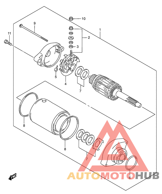 Стартерный мотор