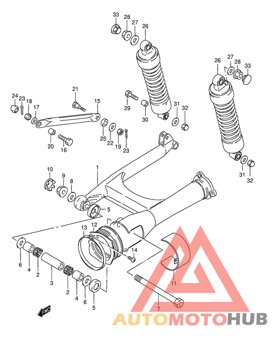 Маятник задний