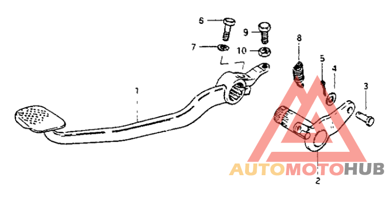 Передний суппорт