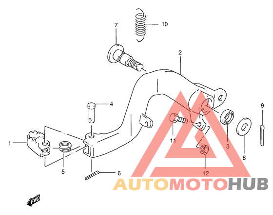 Передний суппорт