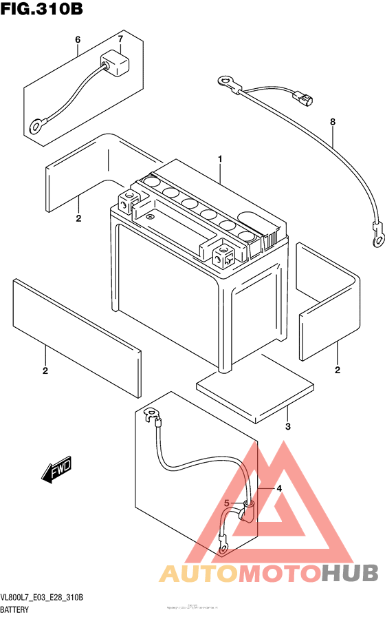 Battery (Vl800L7 E28)