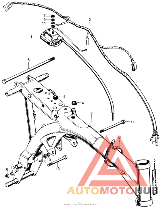 Ignition coil + wire harness