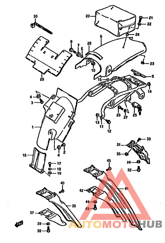 Заднее крыло