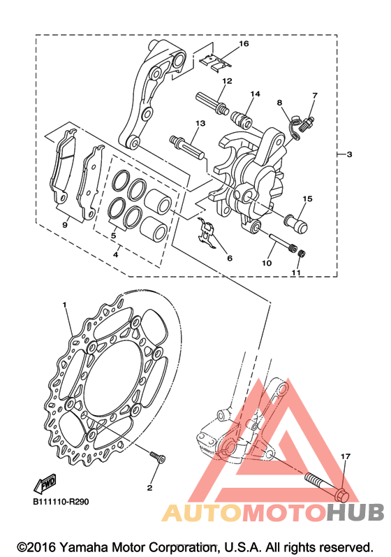 Передний суппорт