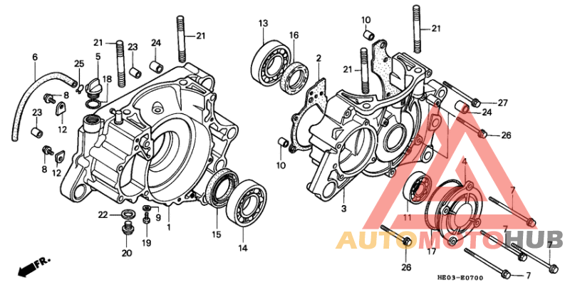 Картер двигателя