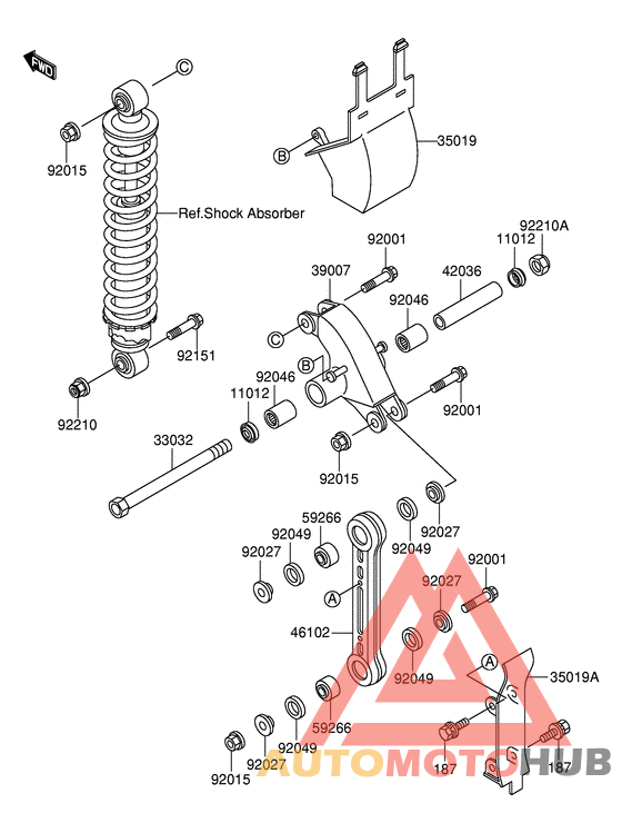 Suspension ignition coil