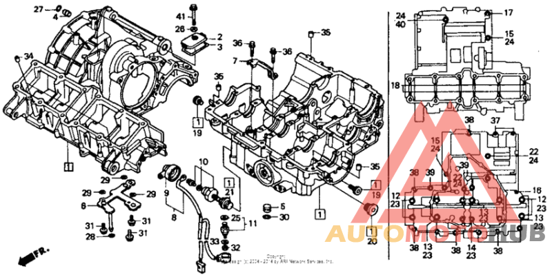 Картер двигателя