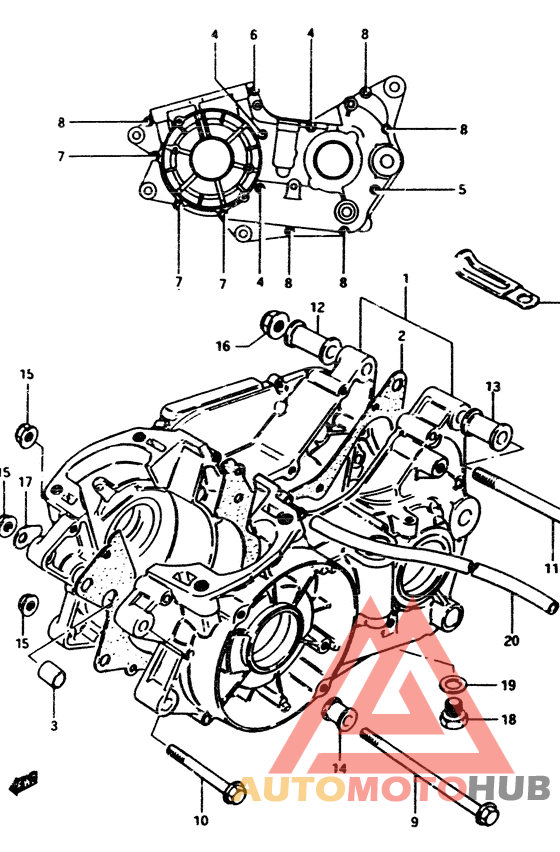 Картер двигателя