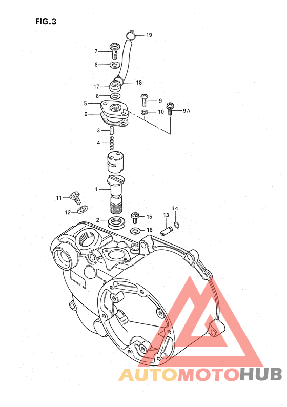 Clutch cover - oil pump