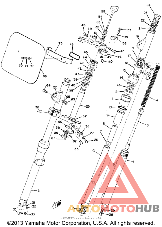 Передняя вилка