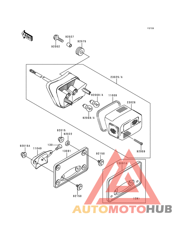 Taillight unit ass`y