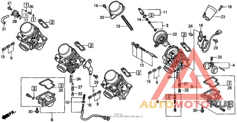 Компоненты карбюратора
