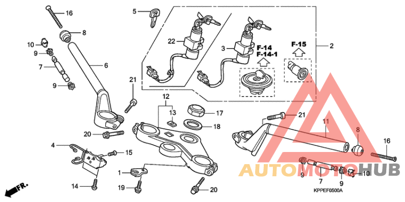 Handle pipe/top bridge