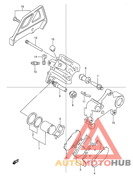 Задний суппорт