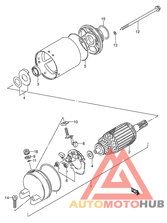 Стартерный мотор