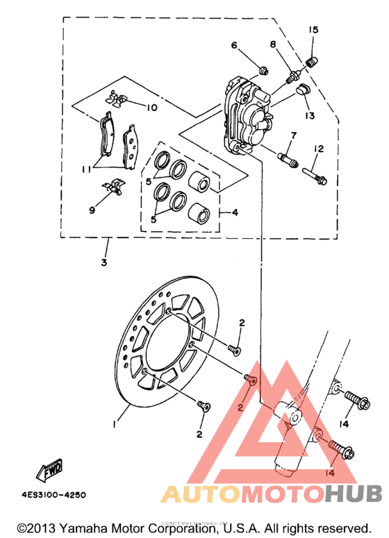 Передний суппорт