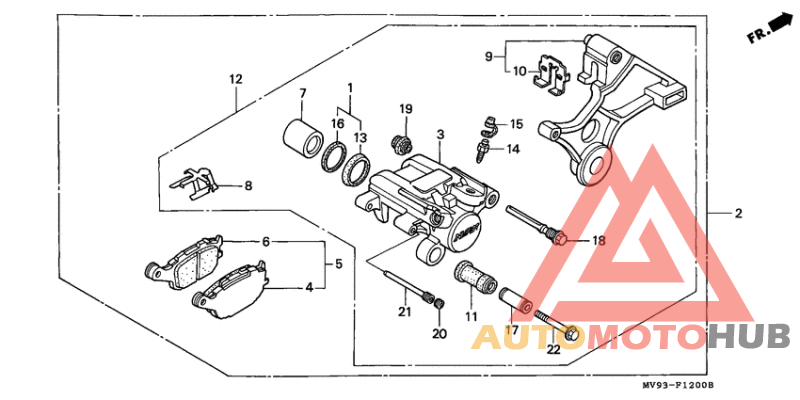 Задний суппорт