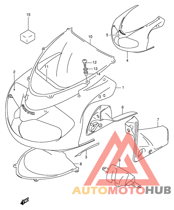 Cowling body
