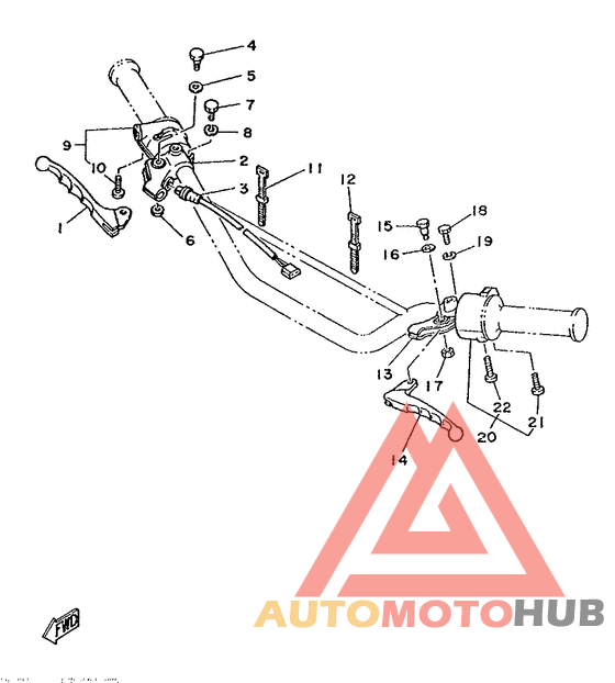 Handle switch. lever
