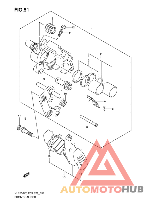 Передний суппорт
