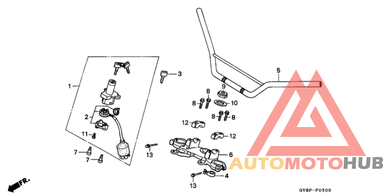 Handle pipe/top bridge