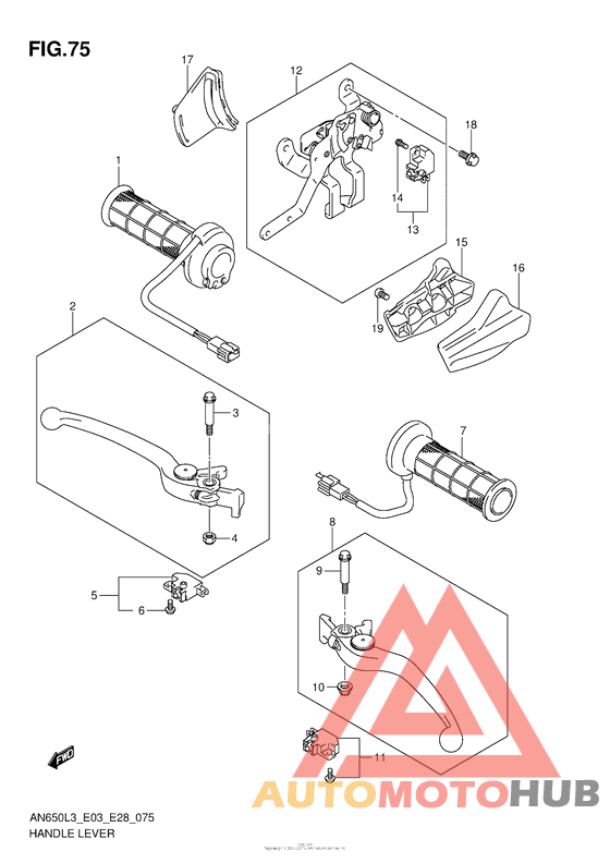 Handle Lever (An650Zl3 E28)