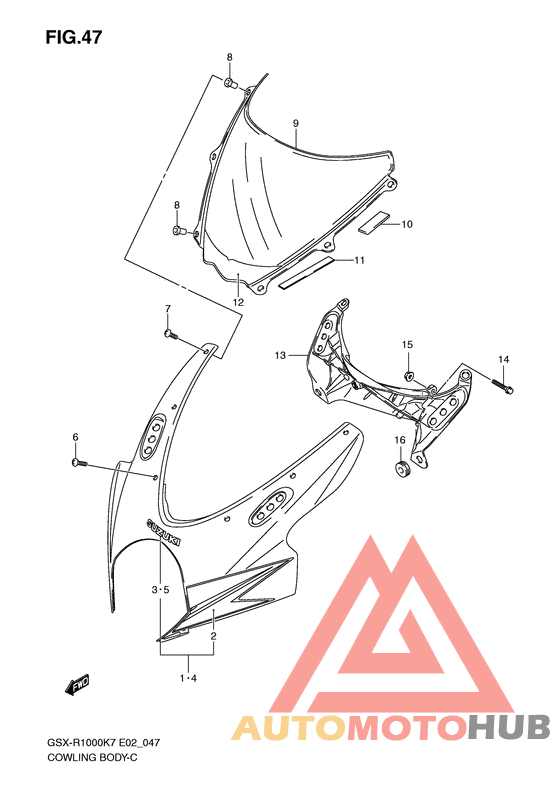 Cowling body