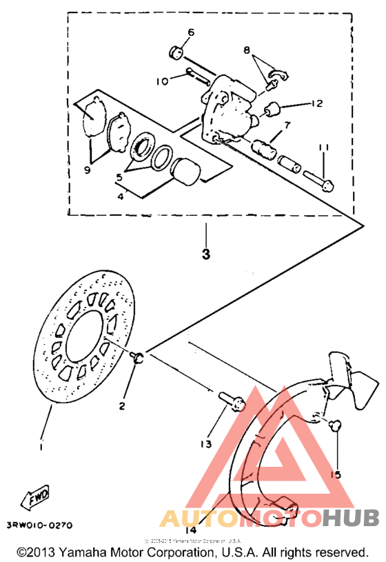 Передний суппорт