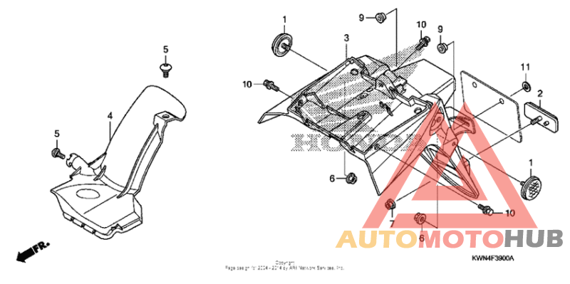 Задний бампер