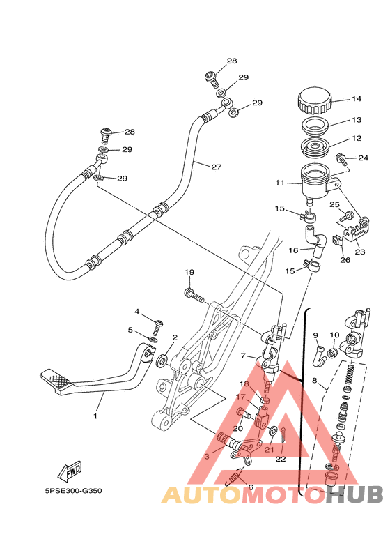 Задний торм цилиндр