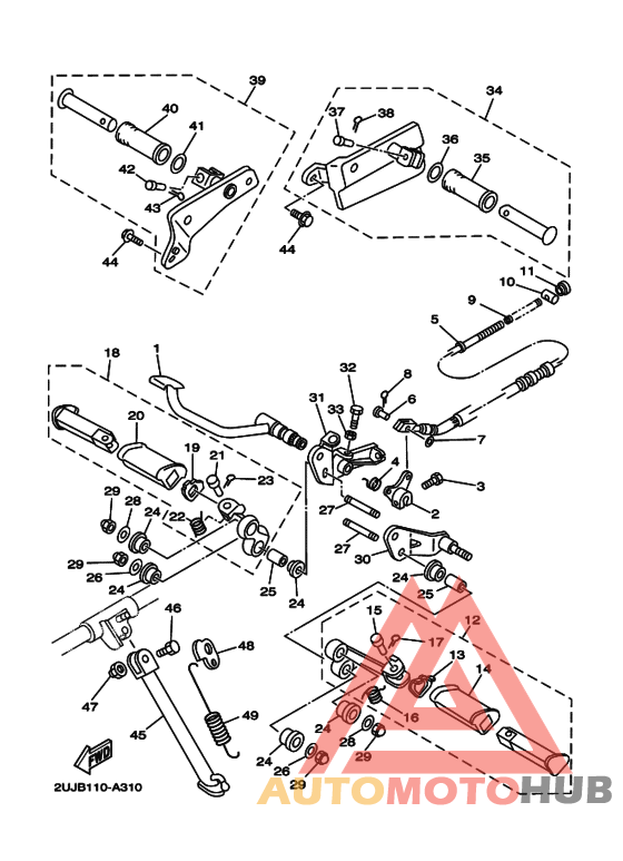 Support & repose pied