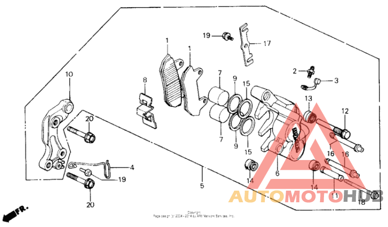 Передний суппорт