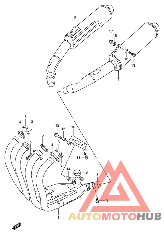 Muffler comp