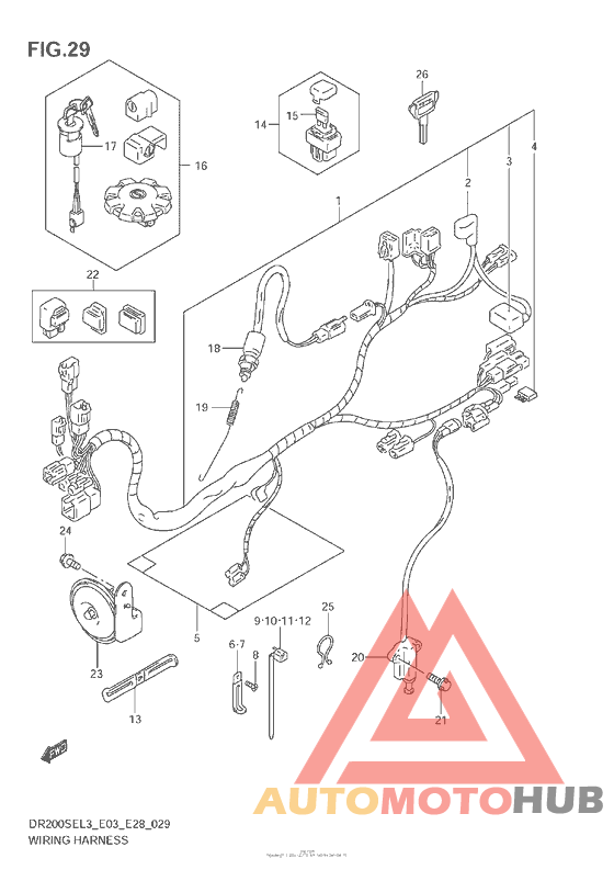 Wiring Harness (Dr200Sel3 E03)