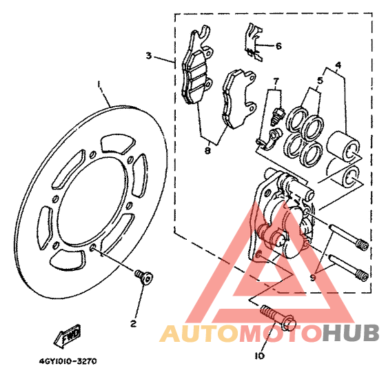 Передний суппорт