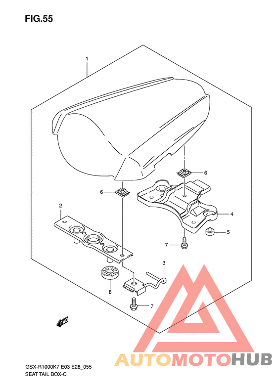 Seat tail box