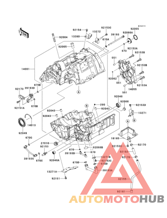Картер двигателя