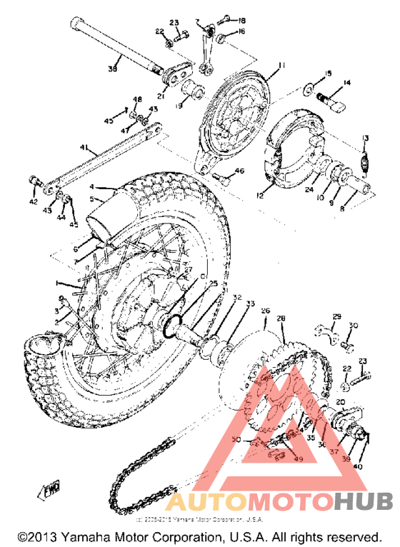 Переднее колесо
