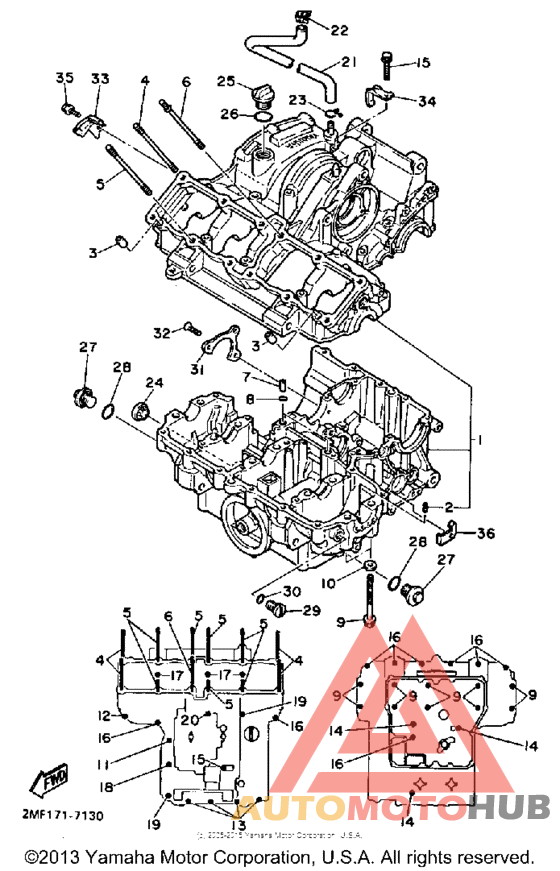 Картер двигателя