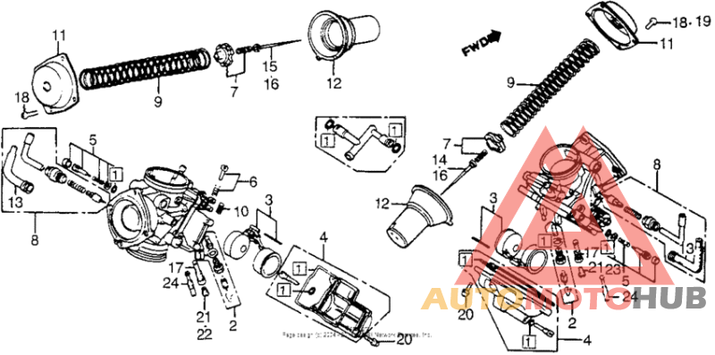 Carburetor comp. parts