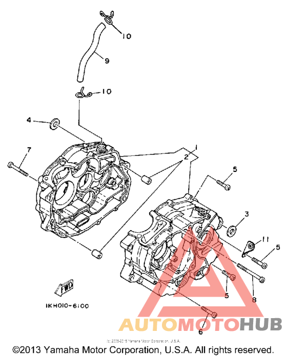 Картер двигателя