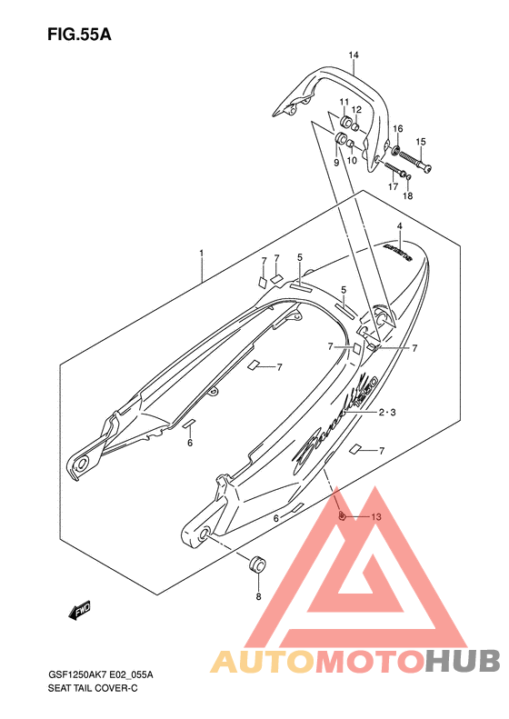 Обтекатель сидения