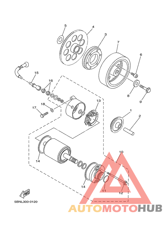 Муфта стартера